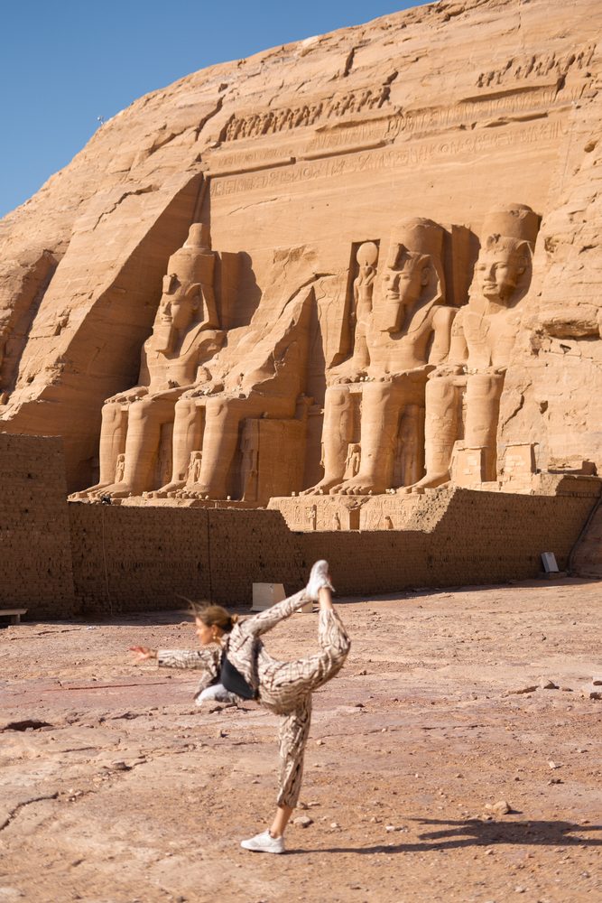 Yoga at Abu Simbel